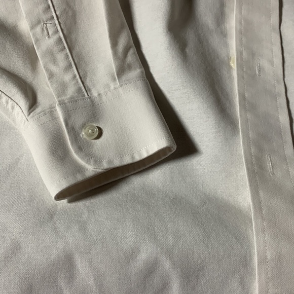 Men’s Stafford white, button up dress shirt.  Size 17. 32/33. - Picture 4 of 6